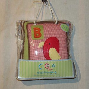 Cocald 5 Piece Individual Fabric Baby Wall Hanging
